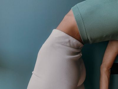 Abstract shot of core muscles engaged during an exercise.